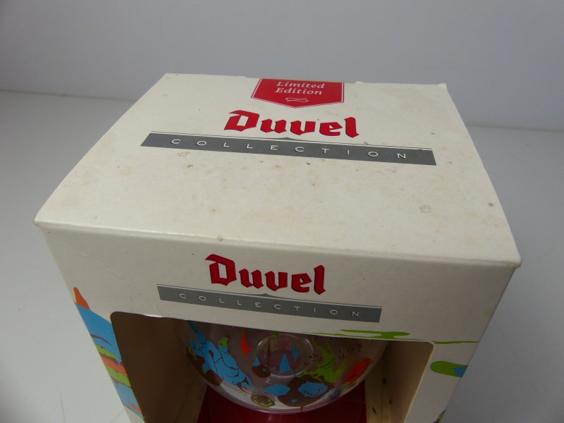 Duivels lot 'Duvel art' glazen + plateau