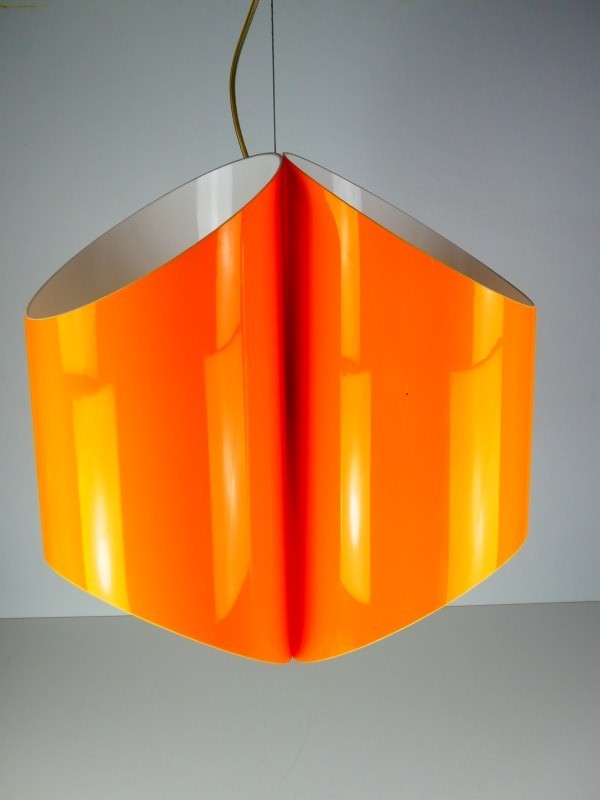 Oranje Retro-stijl Plafondlamp