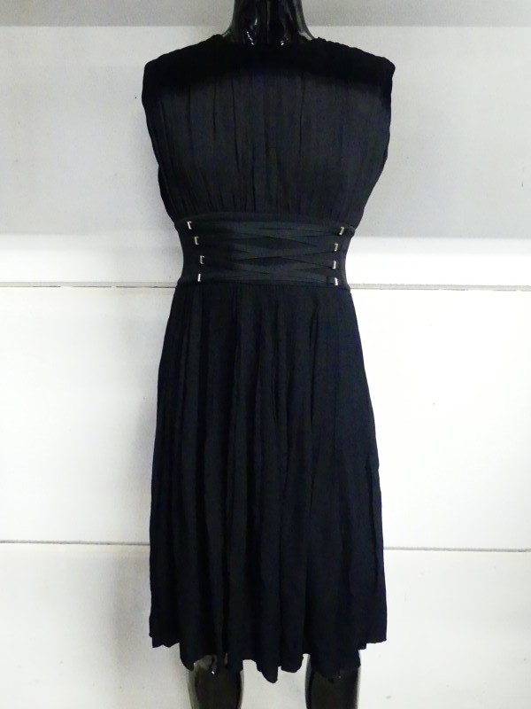 Vintage Black Dress - Gemerkt Elisabetta Franchi - Mt 44