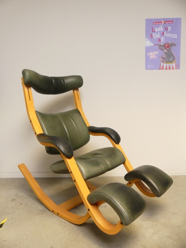 Ergonomische Schommel/ligstoel Stokke