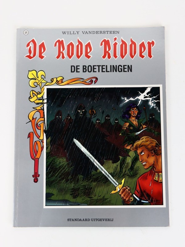 4 stuks "De Rode Ridder" Stripalbums - 1987