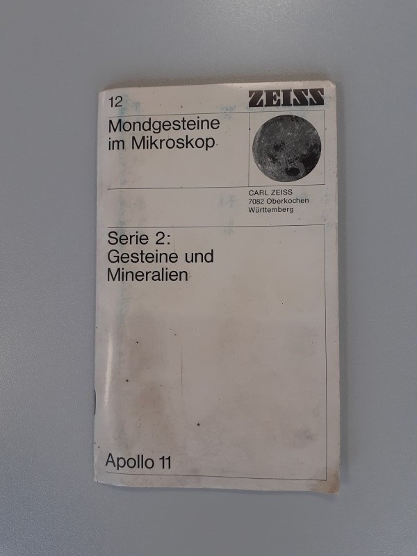 16 diaboekjes Objektive in der Raumfahrt Zeiss