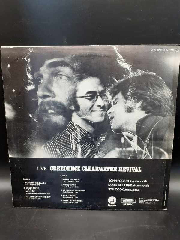 1 LP + 1 dubbelelpee Creedence Clearwater Revival