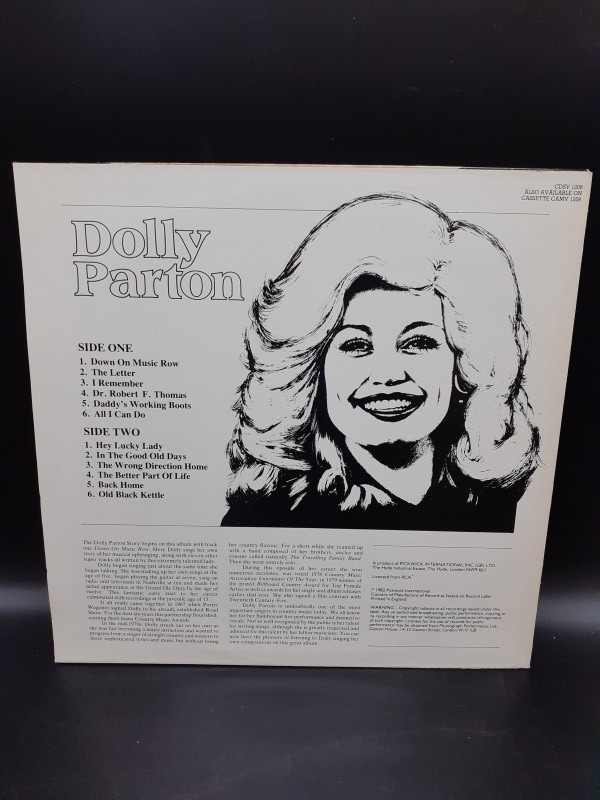 2 LP's Dolly Parton