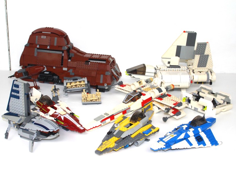 Fantastisch lot LEGO Star Wars ruimteschepen incl. battle droids