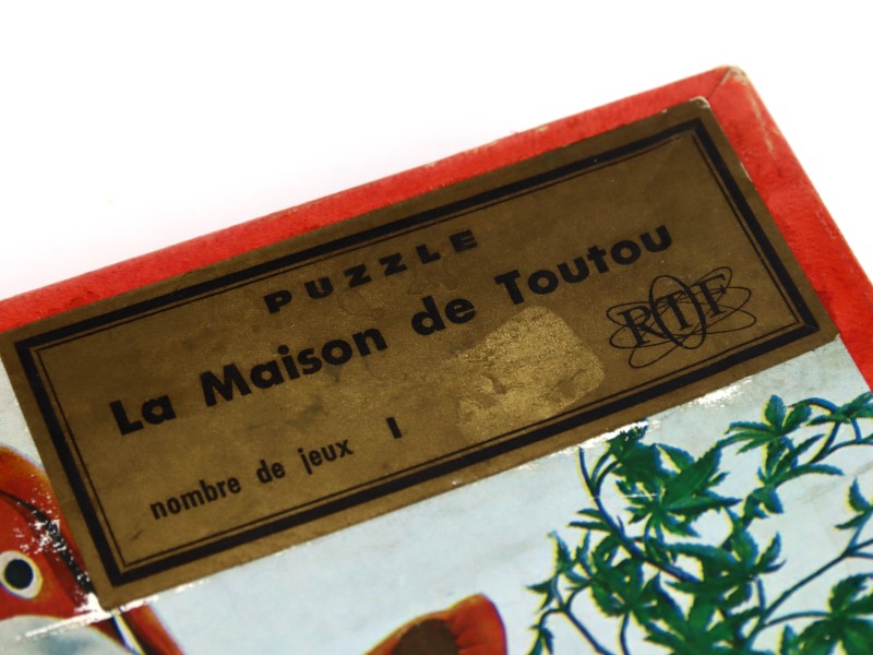 Vintage puzzel "La maison de Toutou"