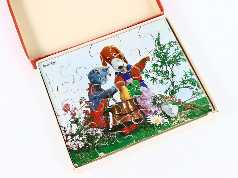 Vintage puzzel "La maison de Toutou"