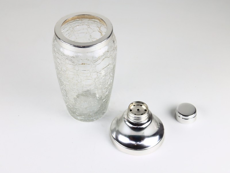 Glazen vintage CocktailShaker