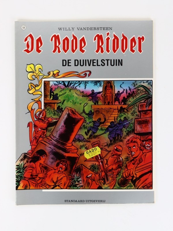 4 stuks "De Rode Ridder" Stripalbums - 1987