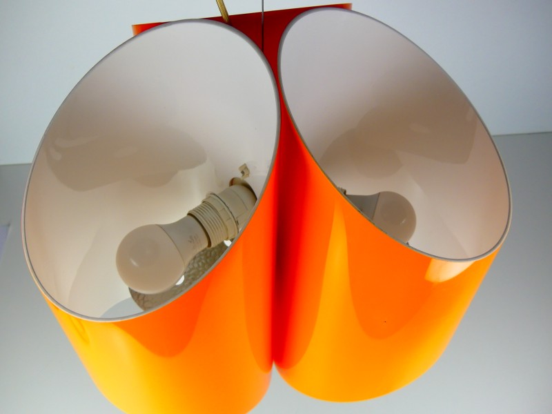 Oranje Retro-stijl Plafondlamp