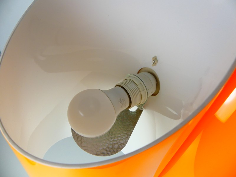 Oranje Retro-stijl Plafondlamp