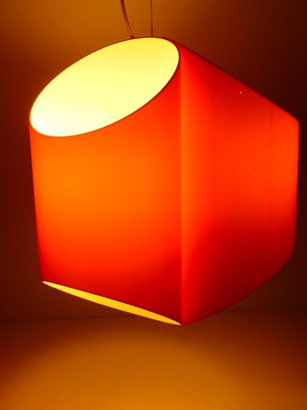 Oranje Retro-stijl Plafondlamp