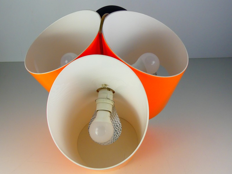 Oranje Retro-stijl Plafondlamp