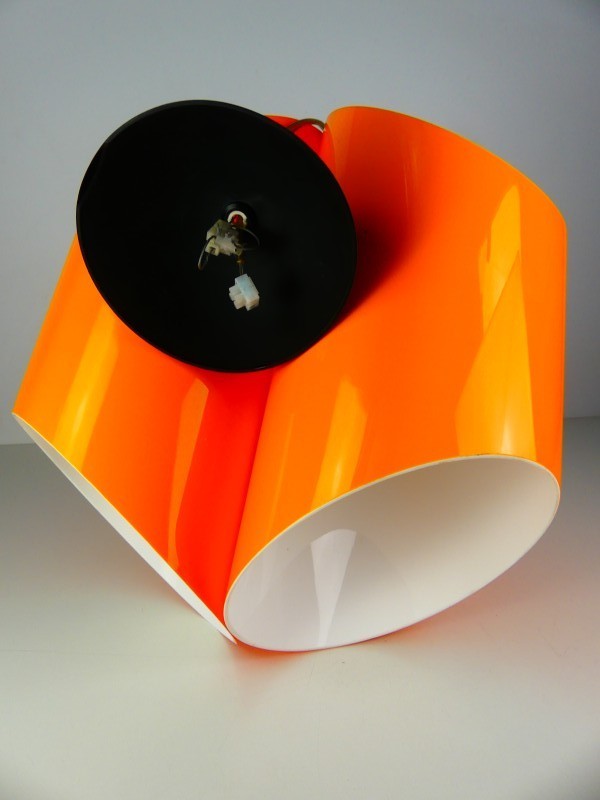 Oranje Retro-stijl Plafondlamp