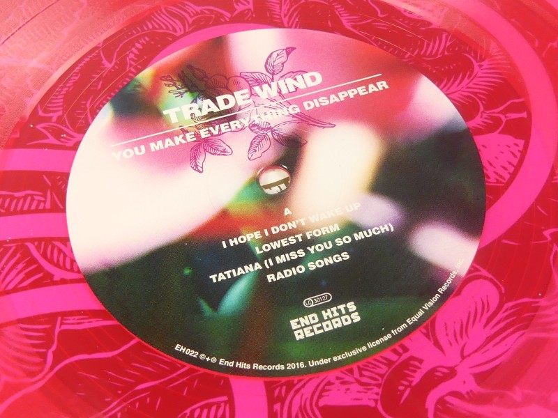 Trade Wind – You Make Everything Disappear, Vinyl