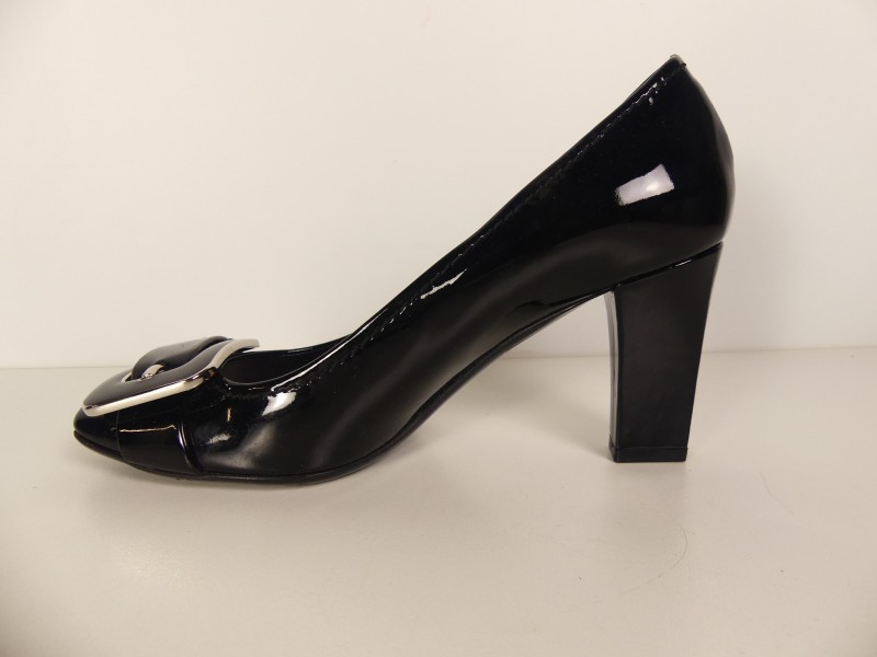 Zwarte Pumps met gesp gemerkt met DIOR mt 38,5