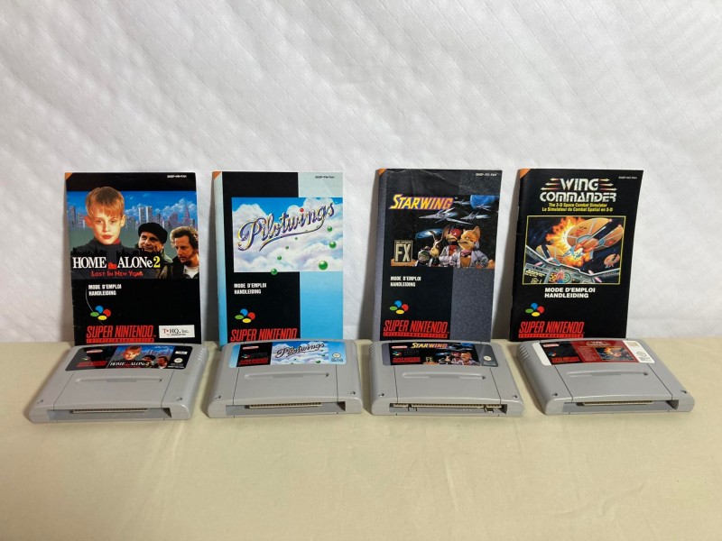 4 games voor Super Nintendo