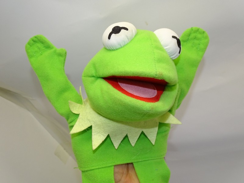 radium weigeren assistent Handpop: Kermit De Kikker, The Muppetshow - De Kringwinkel