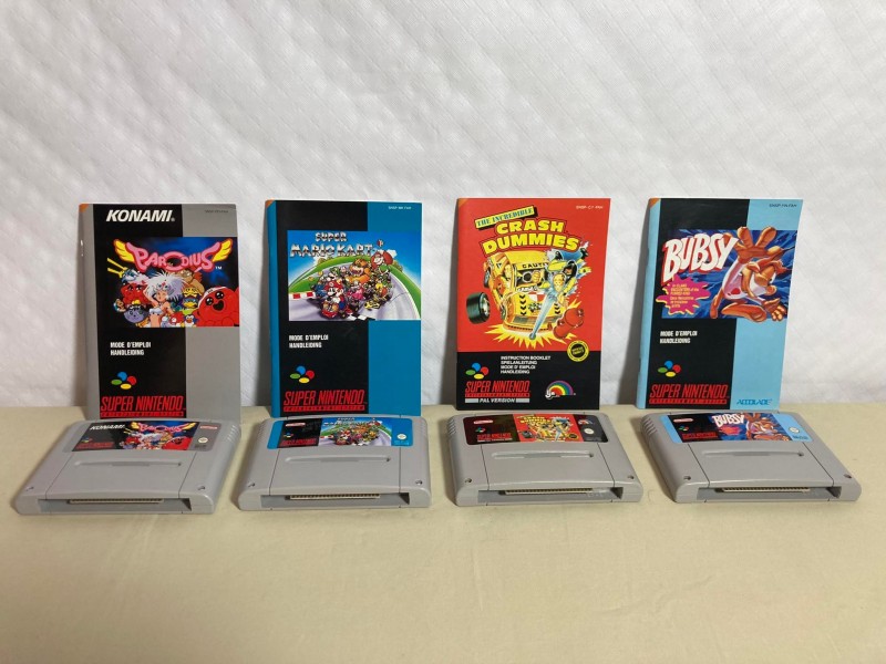 4 games voor Super Nintendo