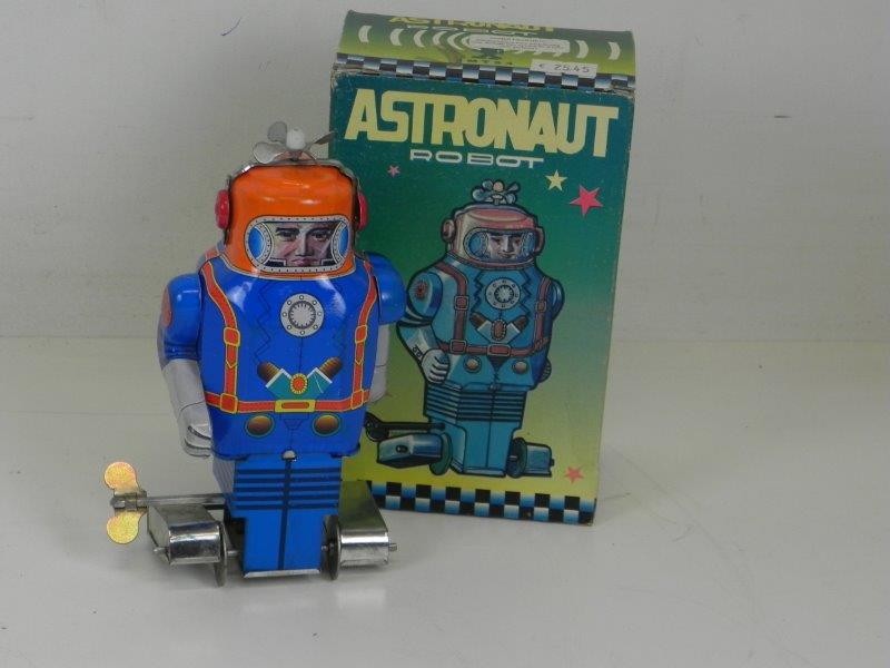 Turbulentie gevogelte flexibel Vintage speelgoed opwind Robot Astronaut - De Kringwinkel