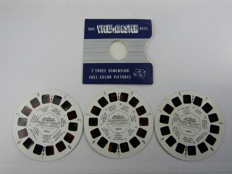 He Man Masters Of The Universe View Master Reels